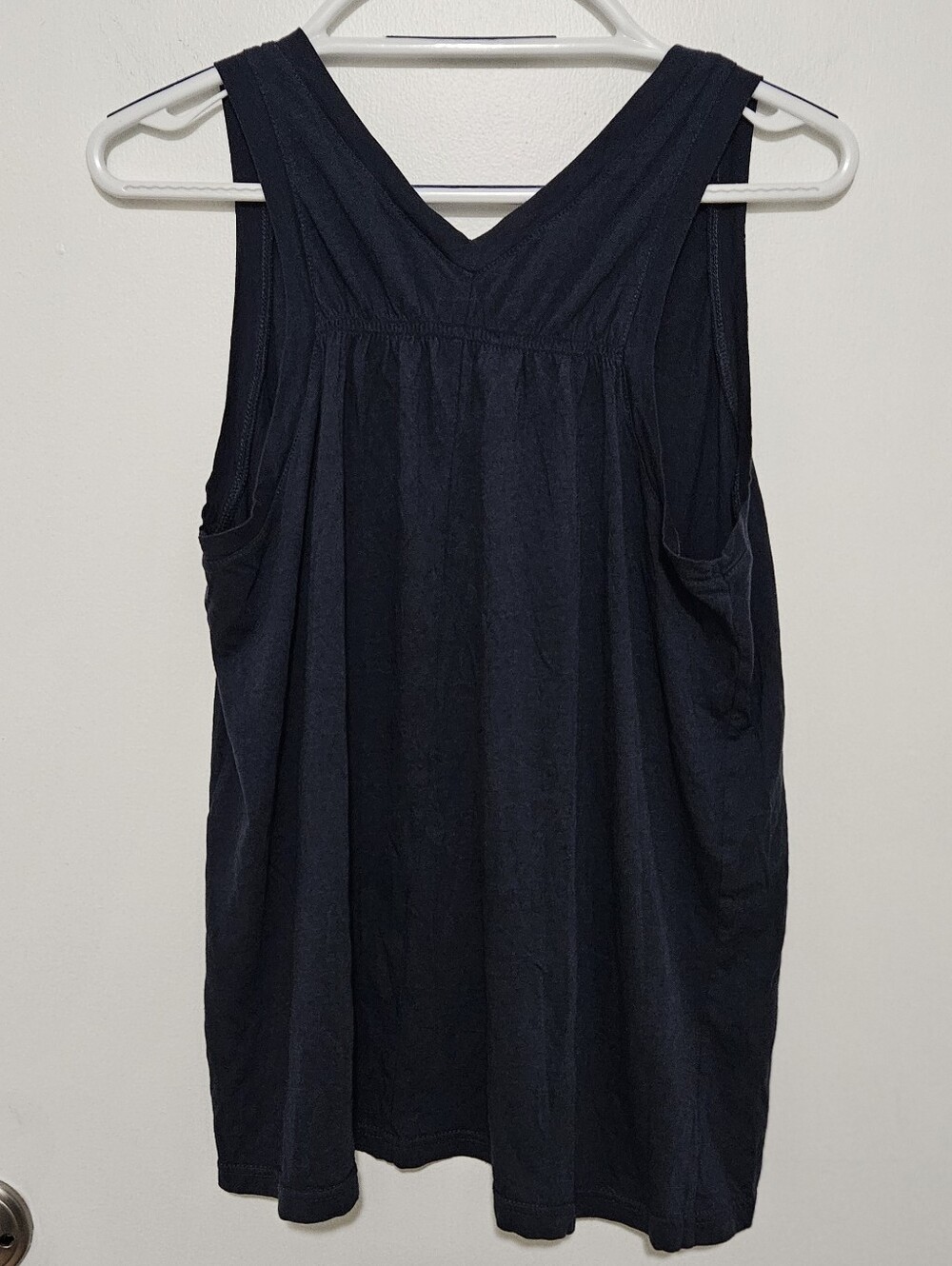 Susina Womens Navy Scoop Neck Tank Top Size Large - Picture 2 of 4